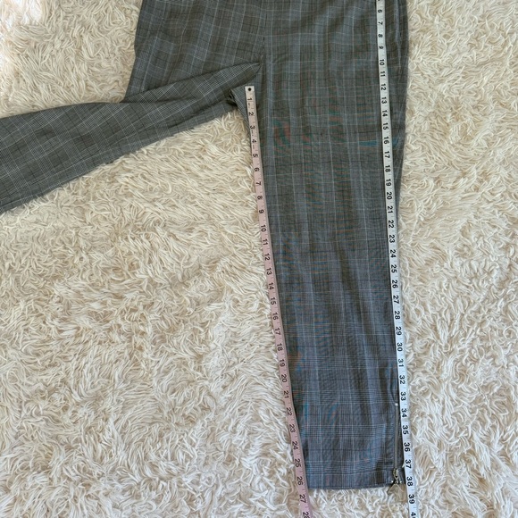 ESCADA Sport Women’s Plaid Wool Blend Long Line Blazer pants set Gray SZ 42/12 - Picture 5 of 16